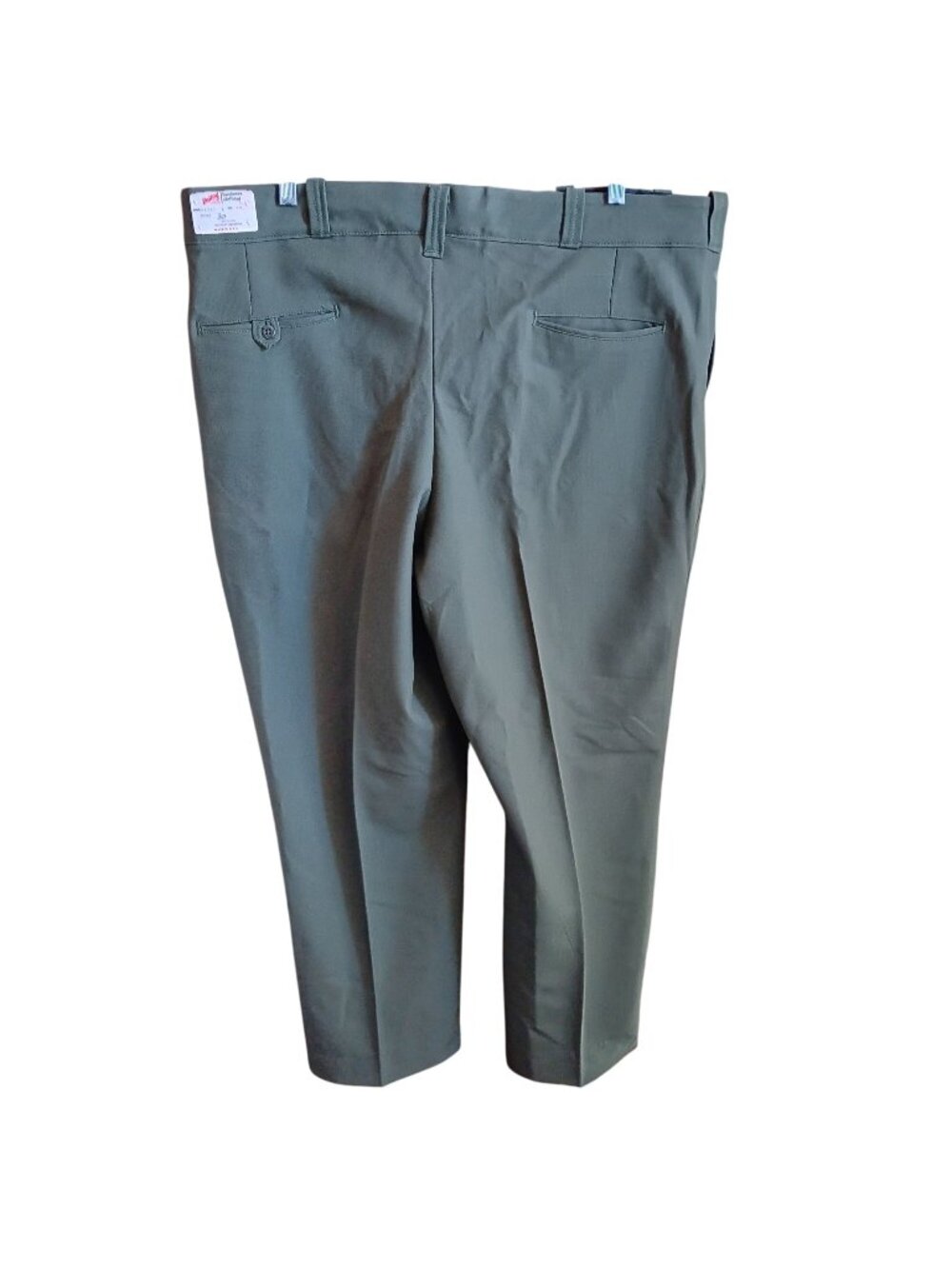 44x30 Vintage Men's Green Unitog Mechanic Work Pants 44 1970's Union Made USA